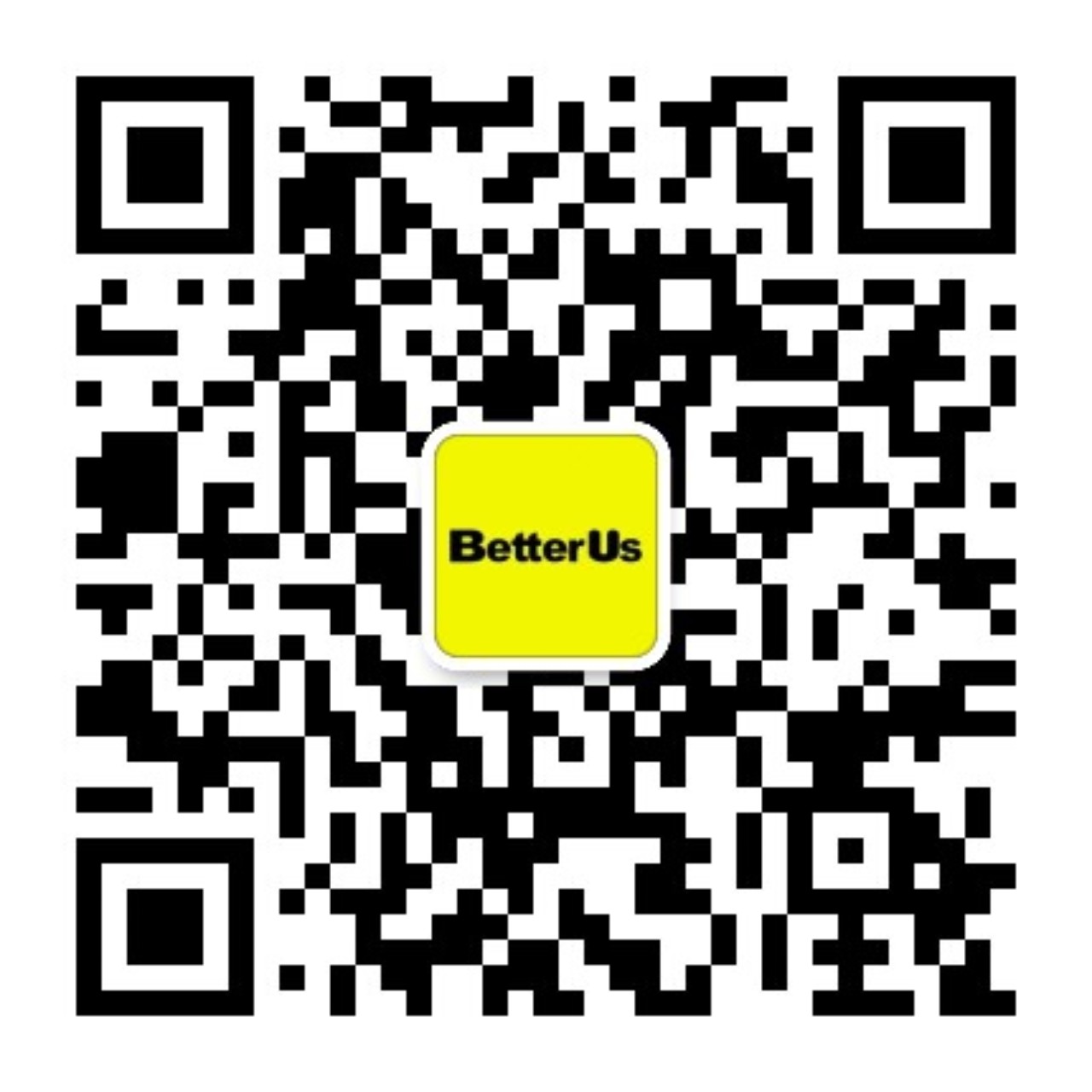 BetterUs公众号二维码